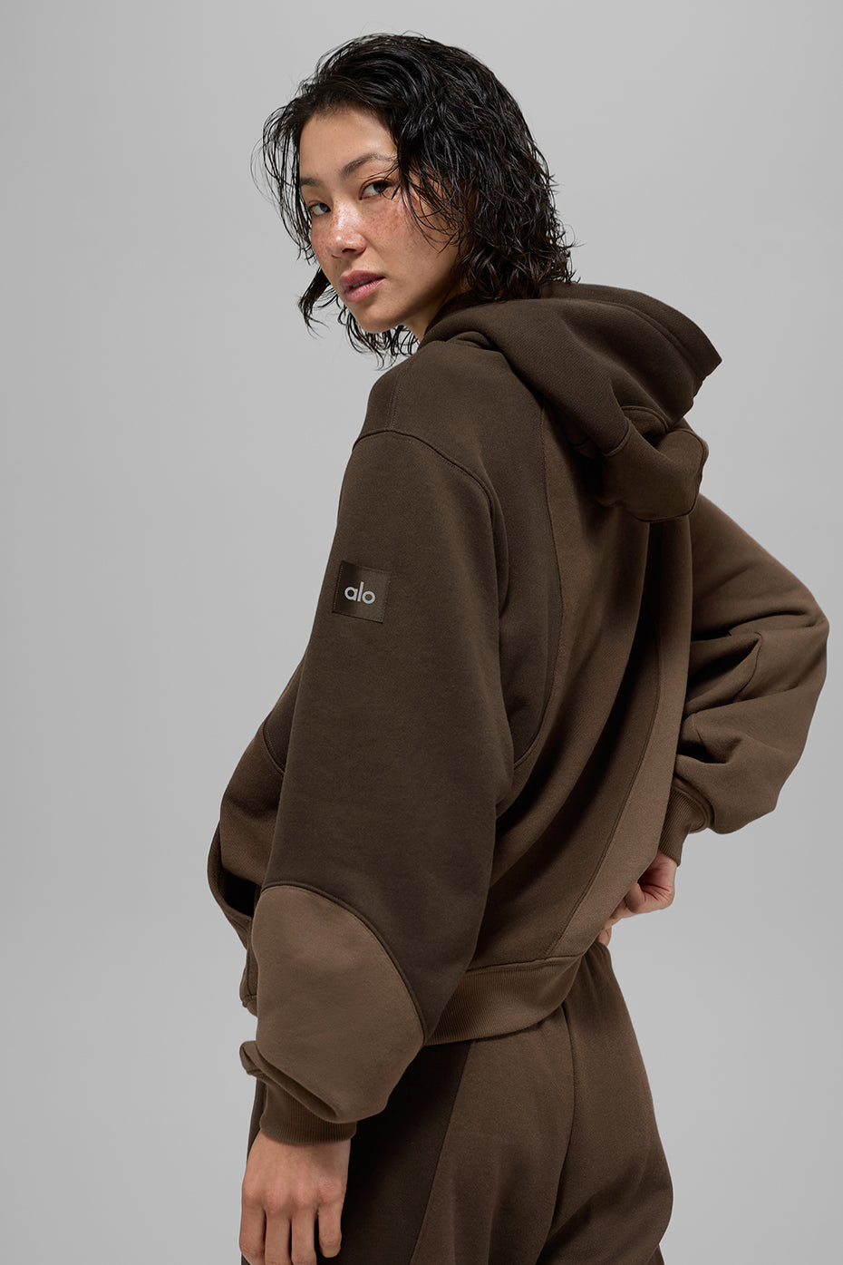 Make Waves Hoodie - Espresso Tonal — photo 2