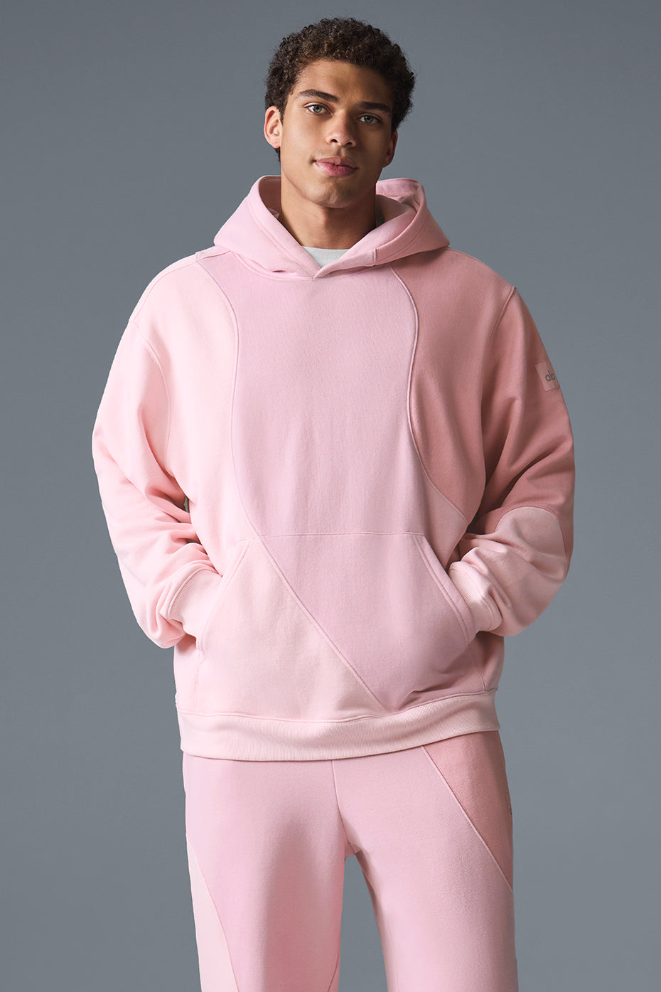 Make Waves Hoodie - Sunset Pink Tonal — photo 1