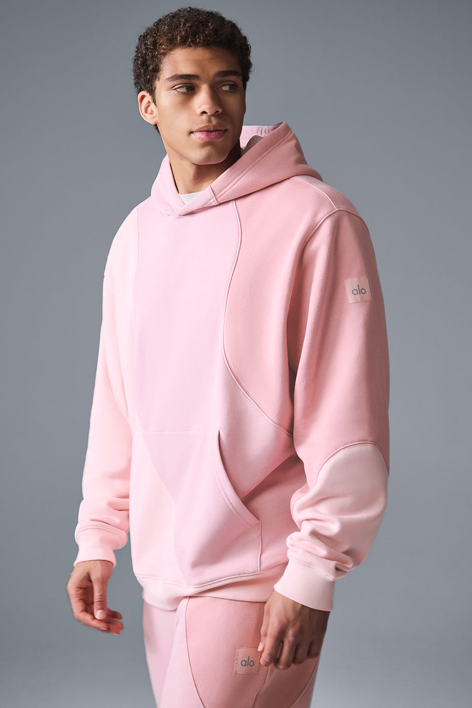 Make Waves Hoodie - Sunset Pink Tonal — photo 2