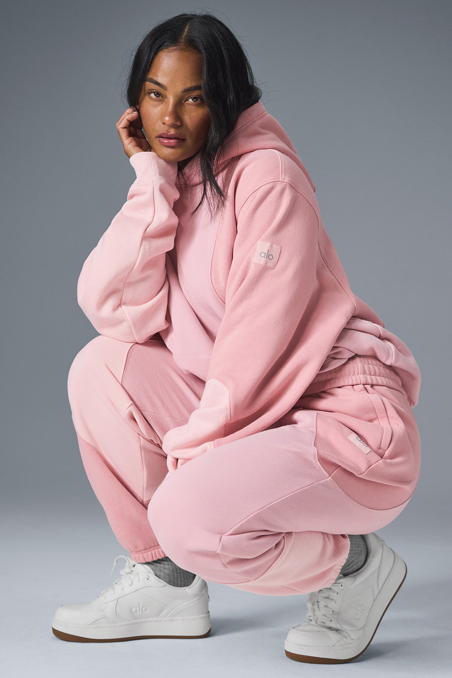 Make Waves Hoodie - Sunset Pink Tonal — photo 4