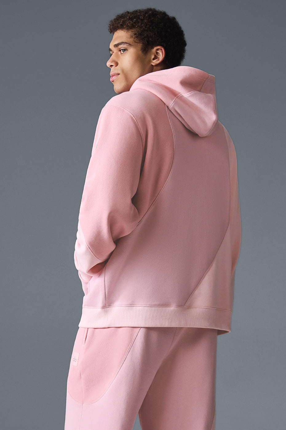 Make Waves Hoodie - Sunset Pink Tonal — photo 3