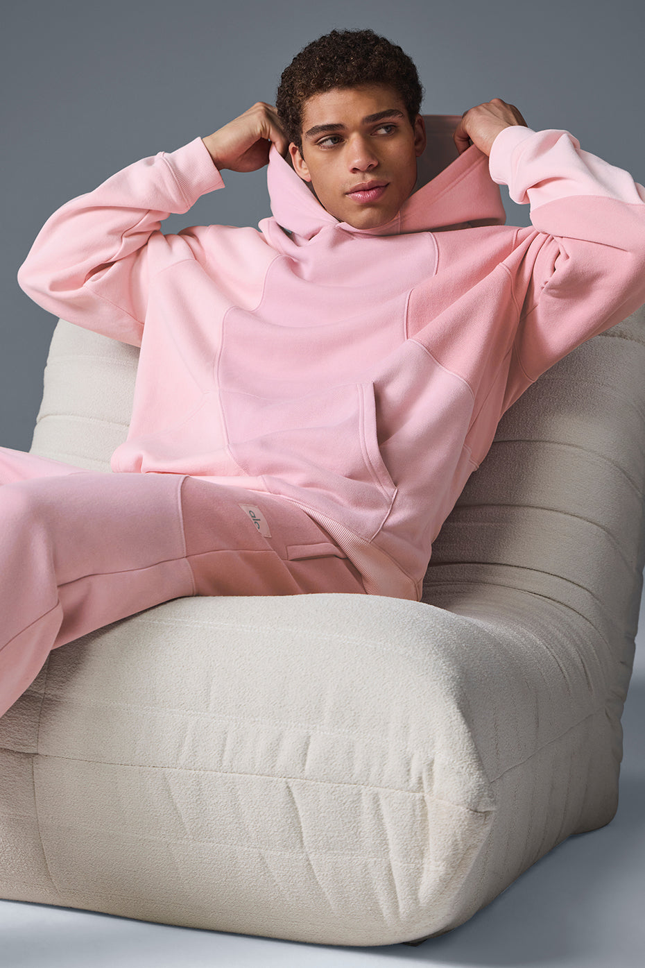 Make Waves Hoodie - Sunset Pink Tonal — photo 4