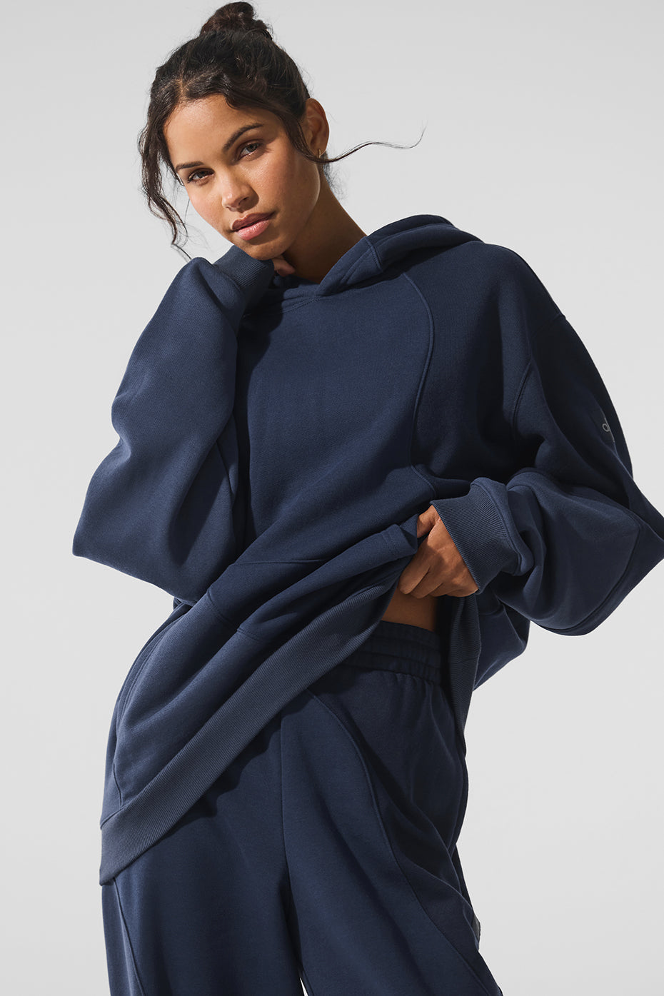 Make Waves Hoodie - Navy Tonal — photo 1