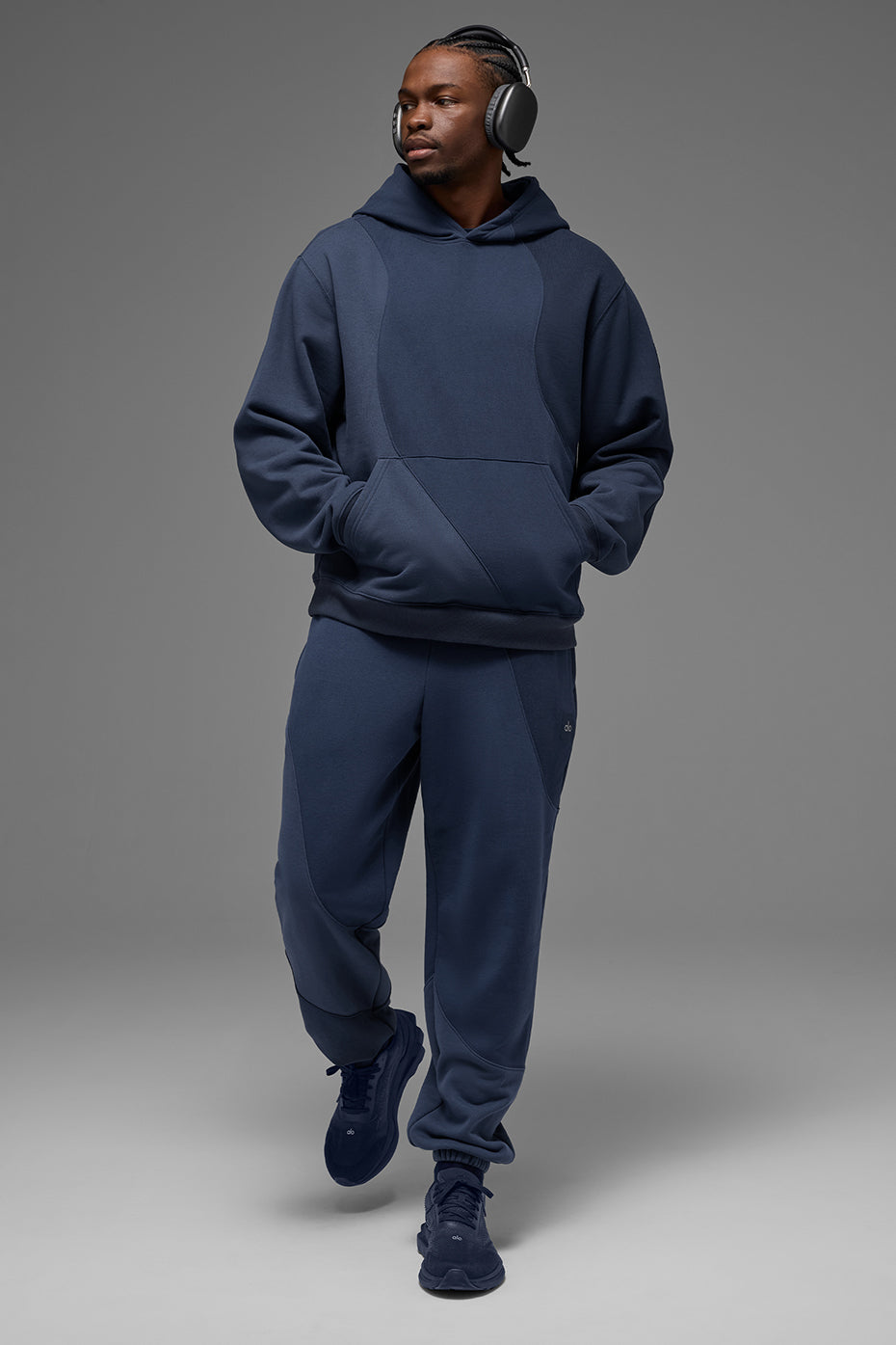 Make Waves Hoodie - Navy Tonal — photo 4