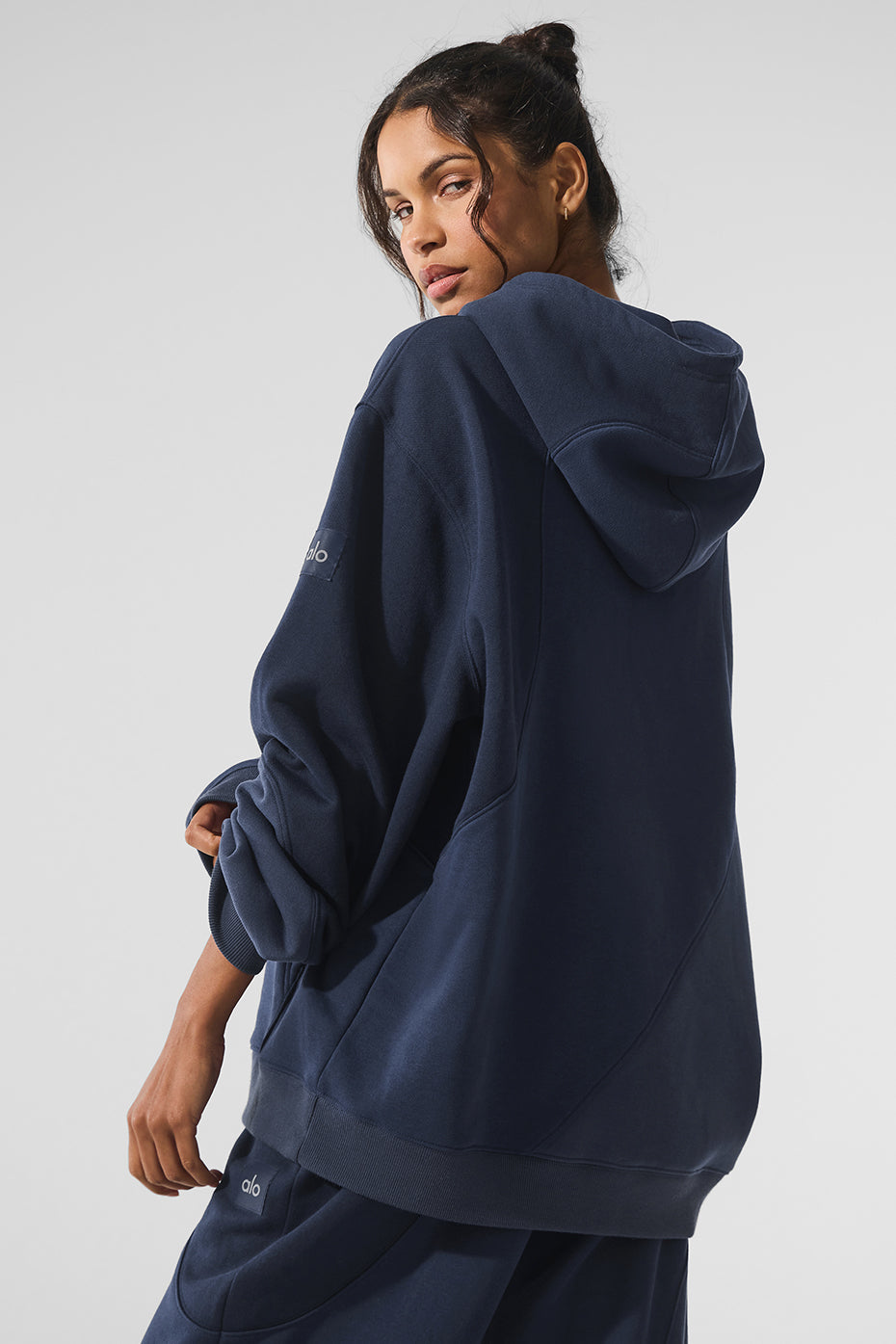 Make Waves Hoodie - Navy Tonal — photo 2