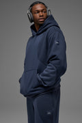 Make Waves Hoodie - Navy Tonal — photo 1