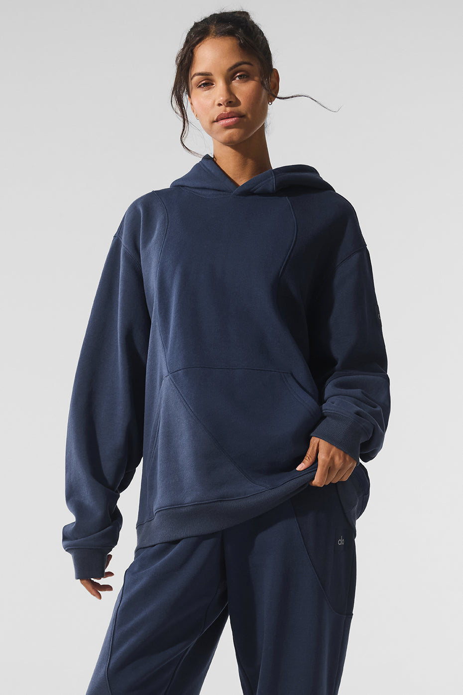 Make Waves Hoodie - Navy Tonal — photo 4