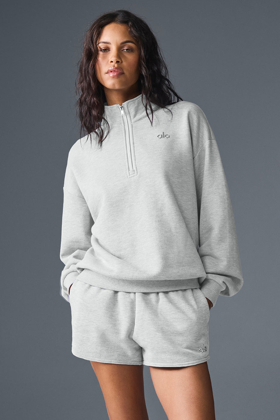 Accolade 1/4 Zip Pullover - Athletic Heather Grey — photo 3