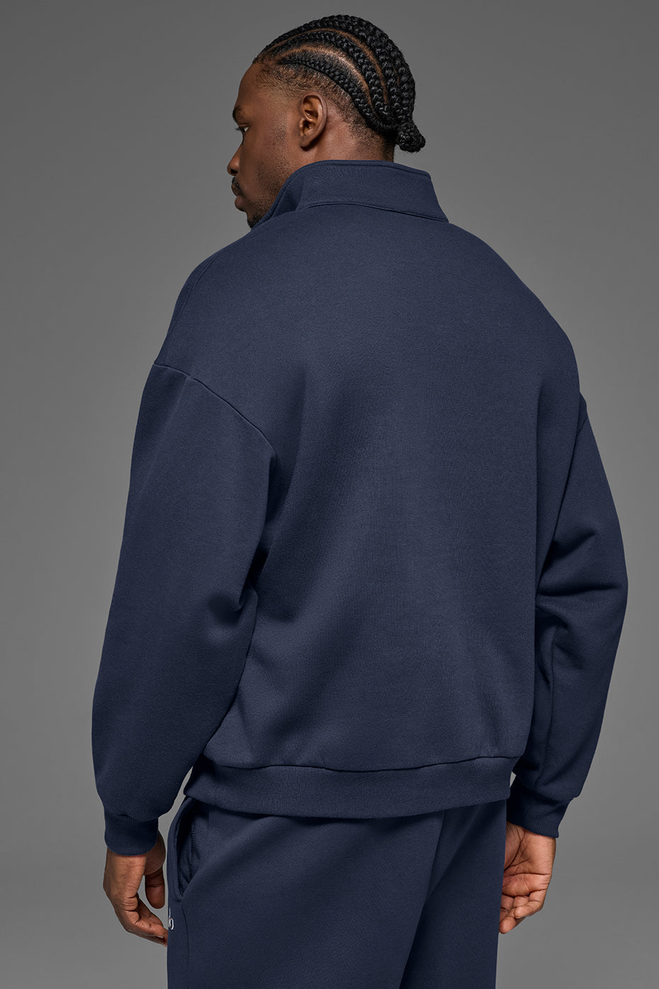 Accolade 1/4 Zip Pullover - Navy — photo 3