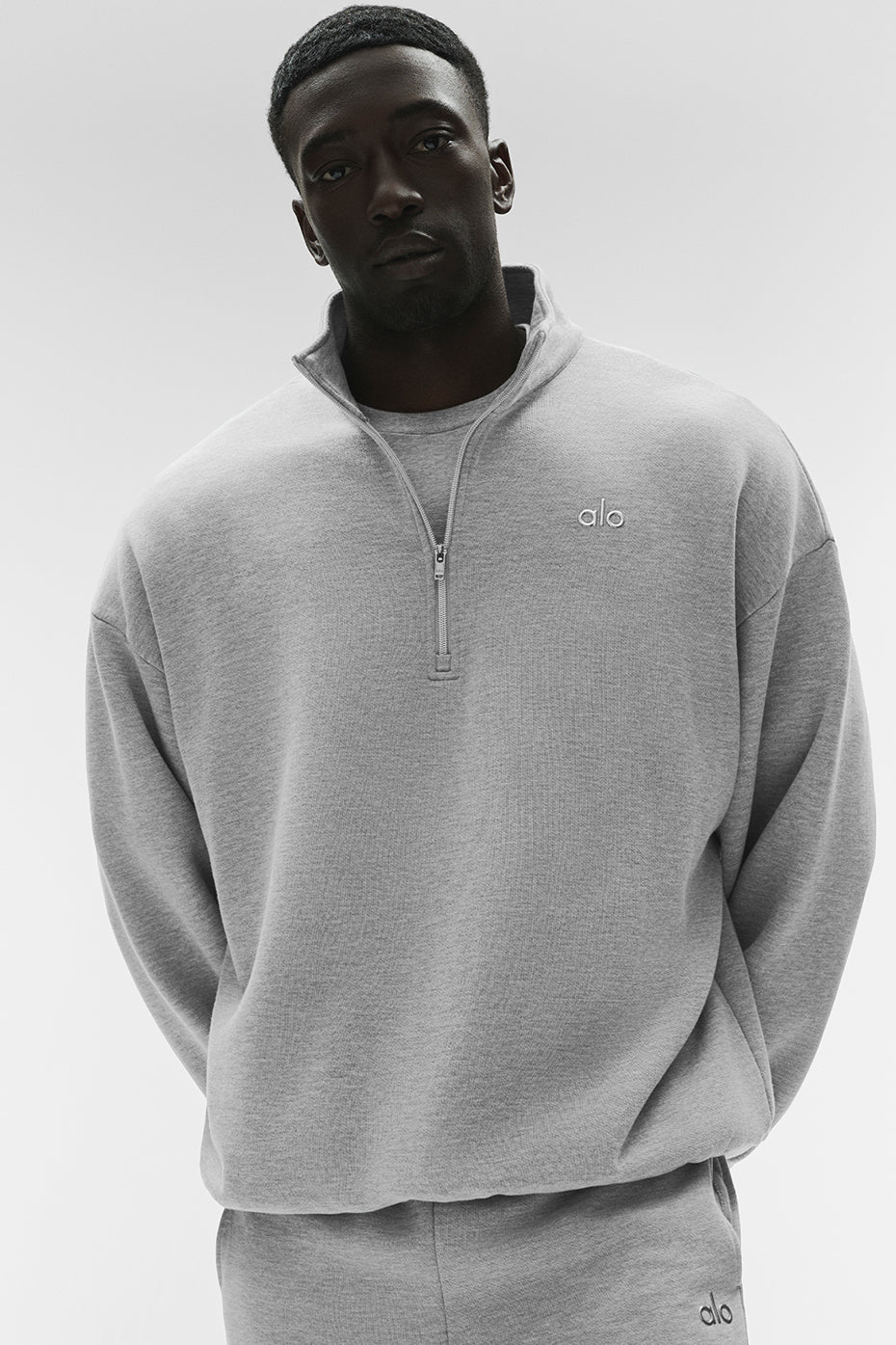 Accolade 1/4 Zip Pullover - Athletic Heather Grey — photo 4