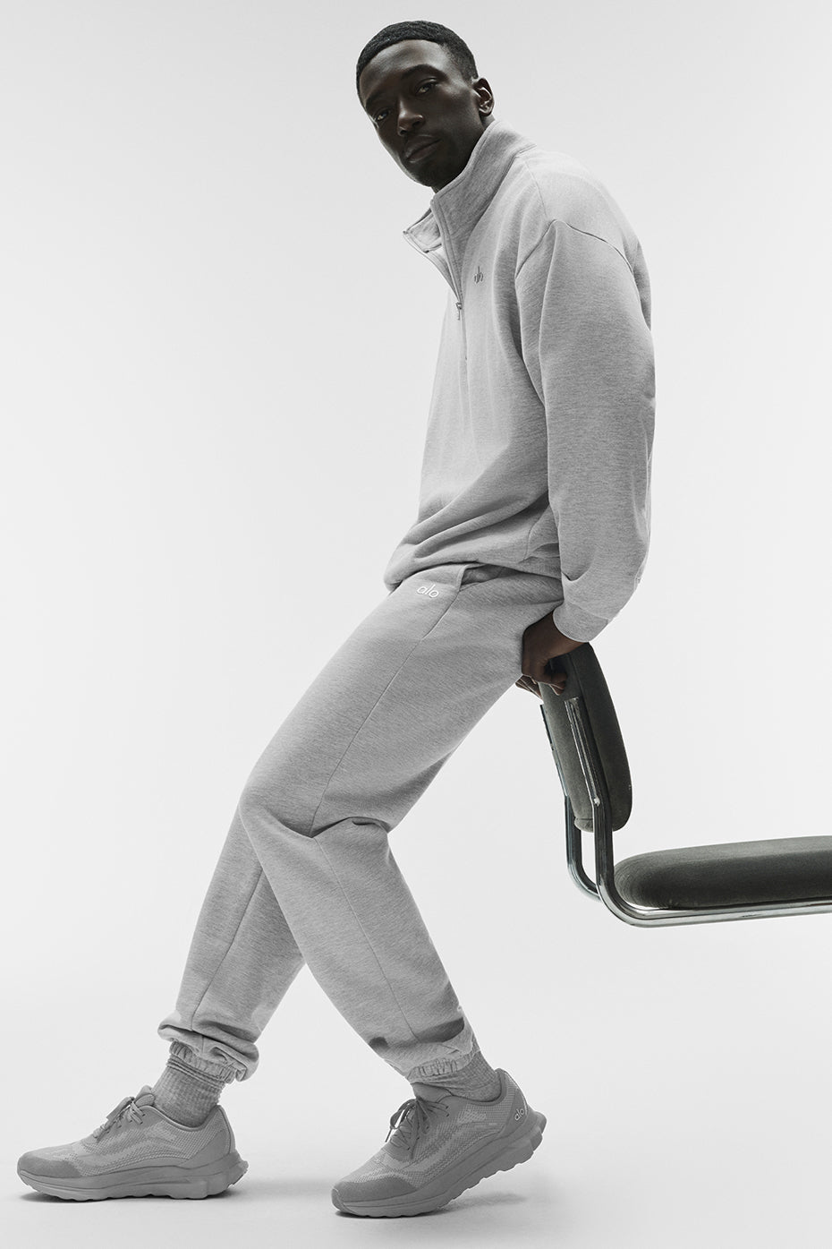 Accolade 1/4 Zip Pullover - Athletic Heather Grey — photo 5