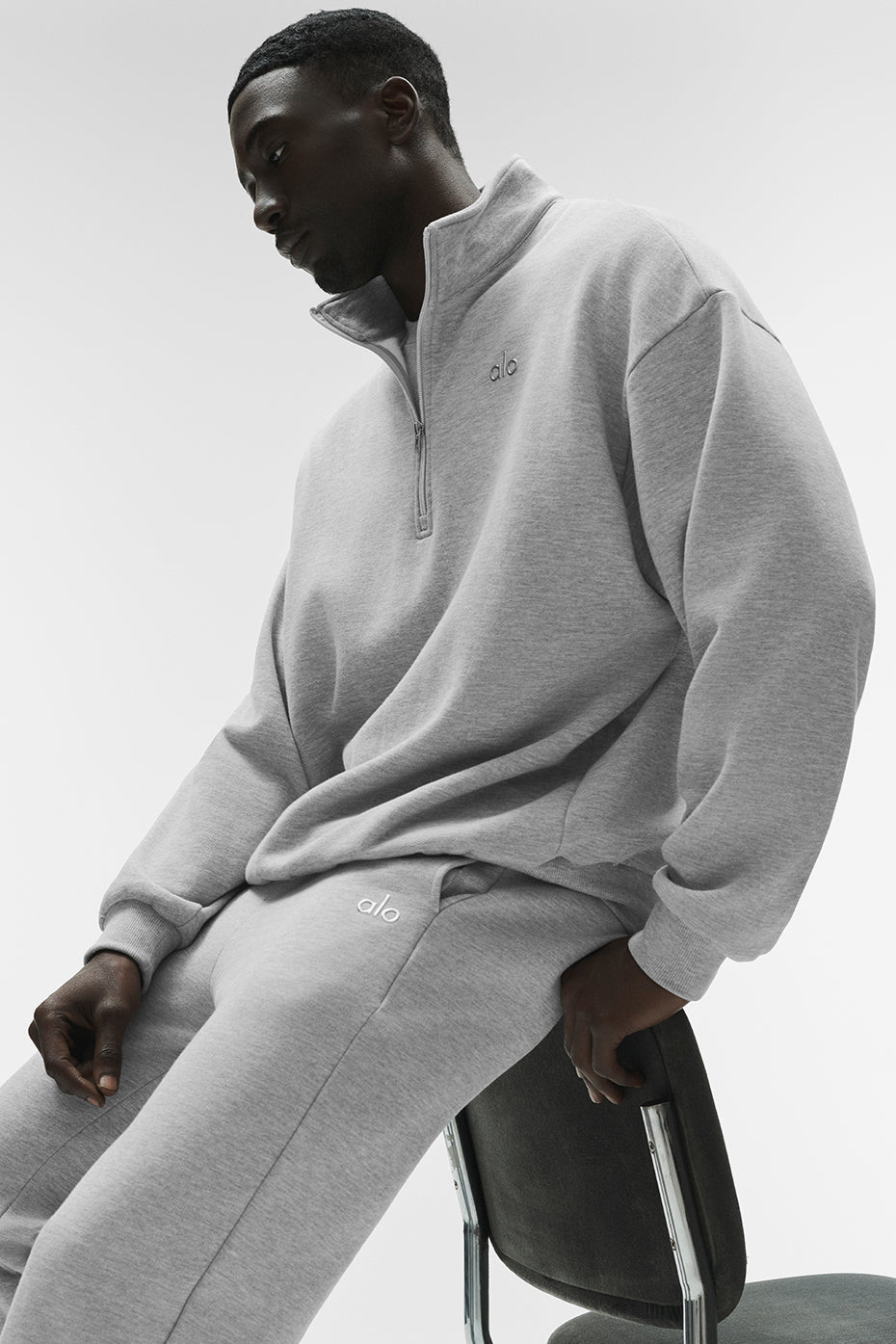 Accolade 1/4 Zip Pullover - Athletic Heather Grey — photo 1