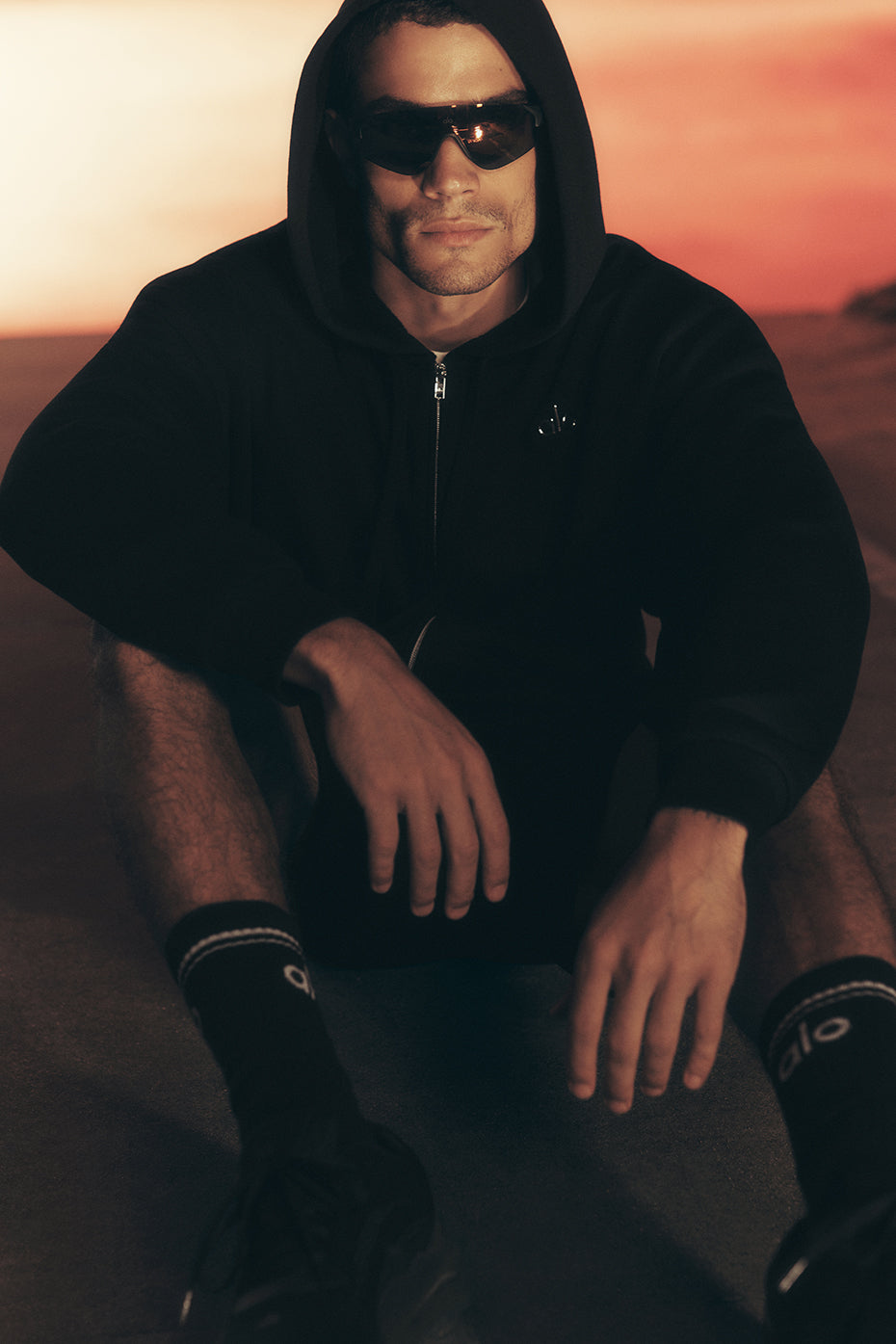 Accolade Full Zip Hoodie - Black — photo 1