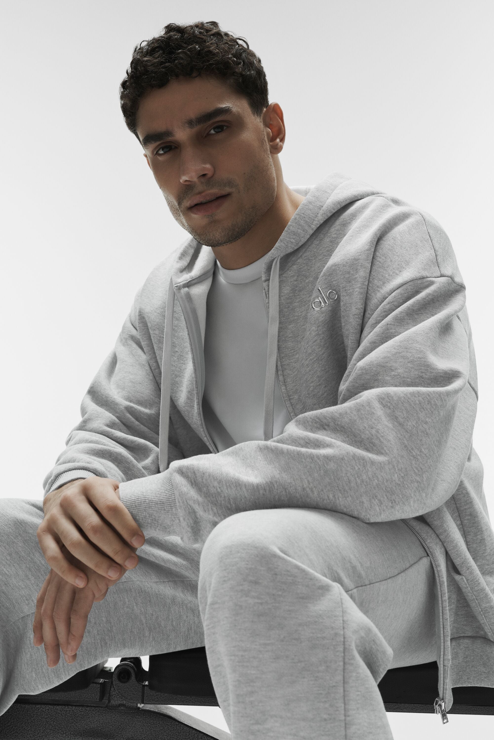 Accolade Full Zip Hoodie - Athletic Heather Grey — photo 3