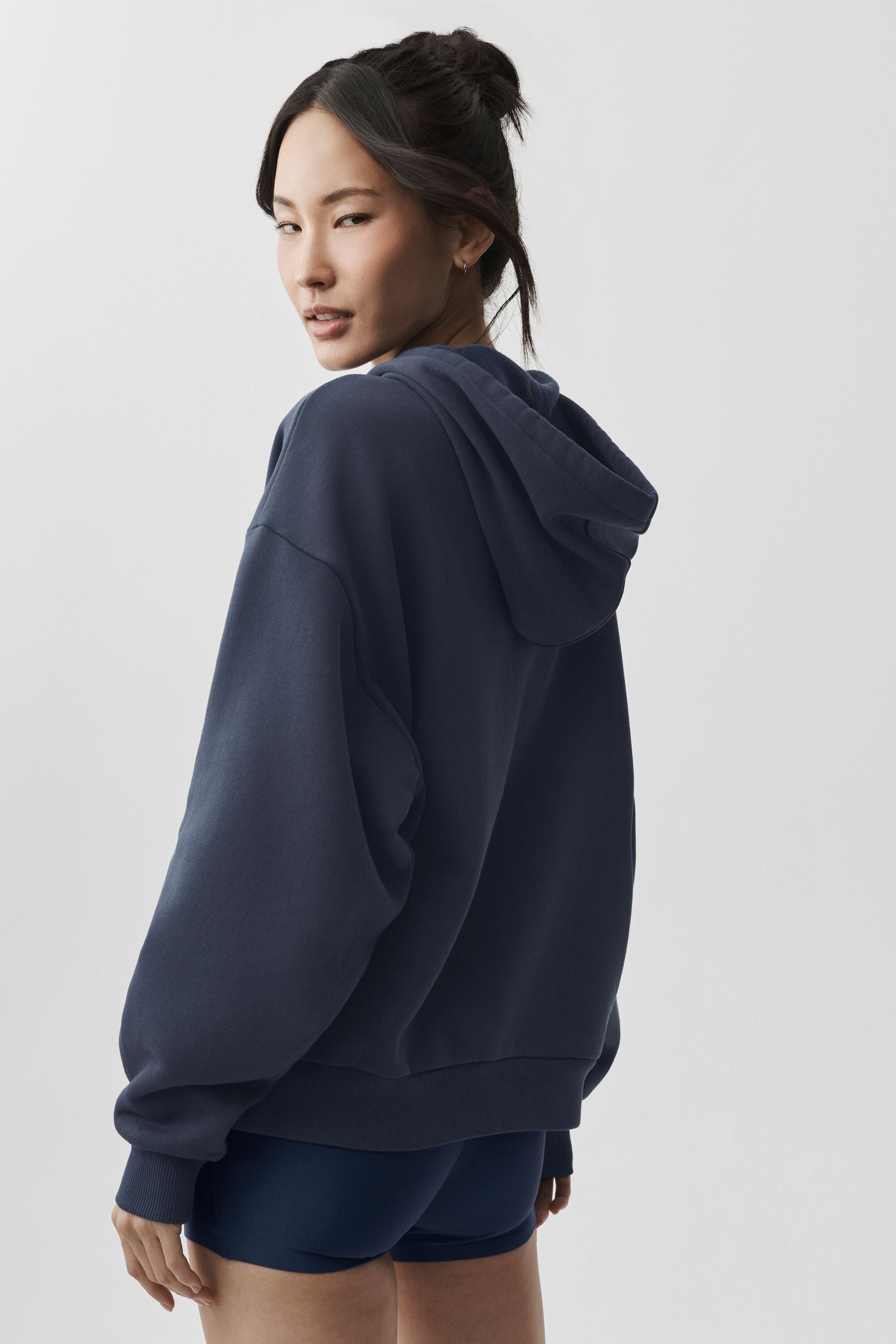 Accolade Full Zip Hoodie - Navy — photo 2