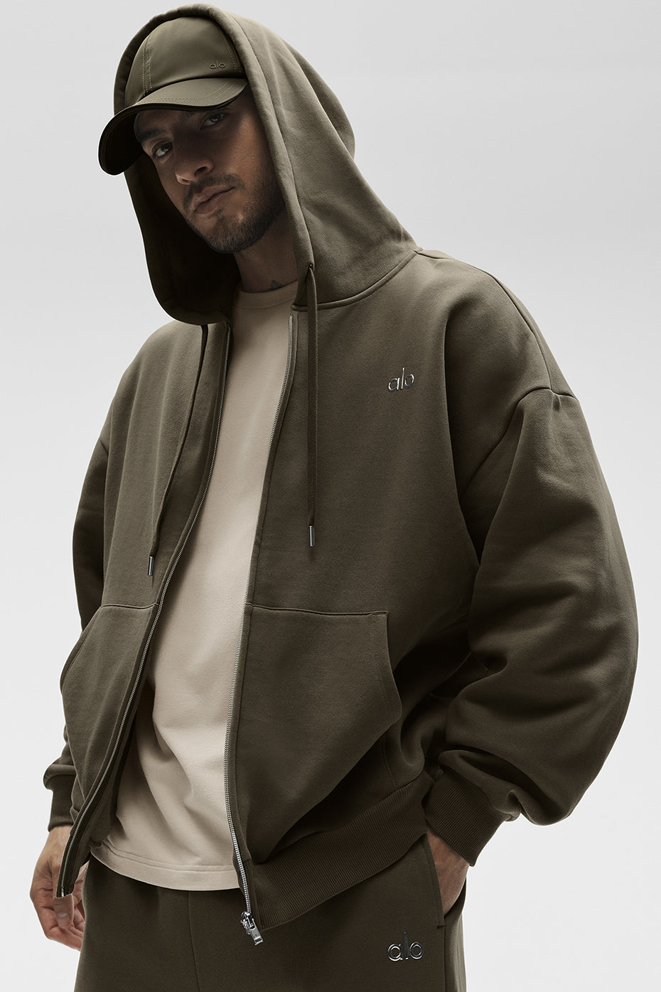 Accolade Full Zip Hoodie - Olive Tree — photo 5