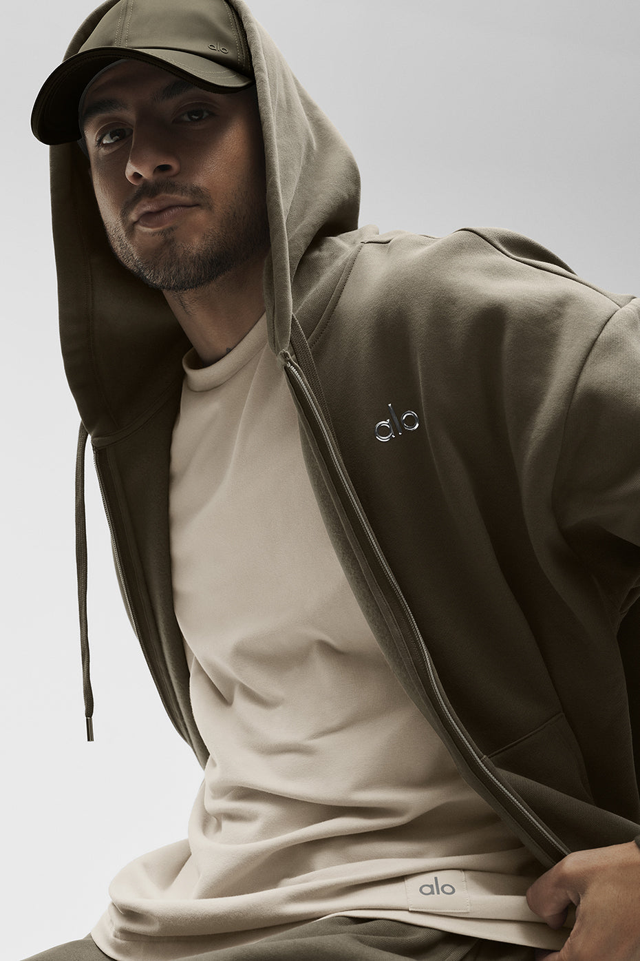 Accolade Full Zip Hoodie - Olive Tree — photo 3