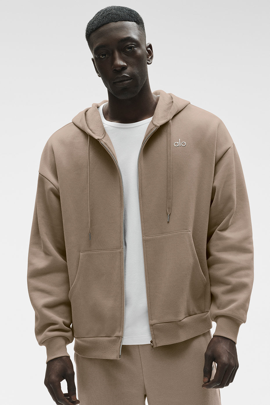 Accolade Full Zip Hoodie - Gravel — photo 1