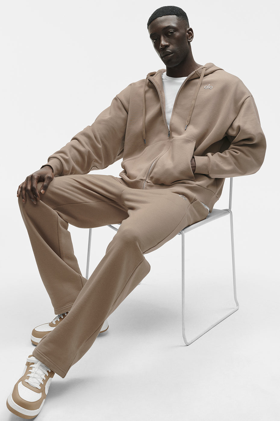 Accolade Full Zip Hoodie - Gravel — photo 5