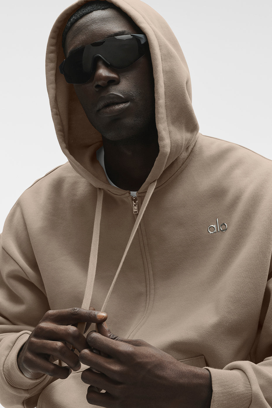 Accolade Full Zip Hoodie - Gravel — photo 3