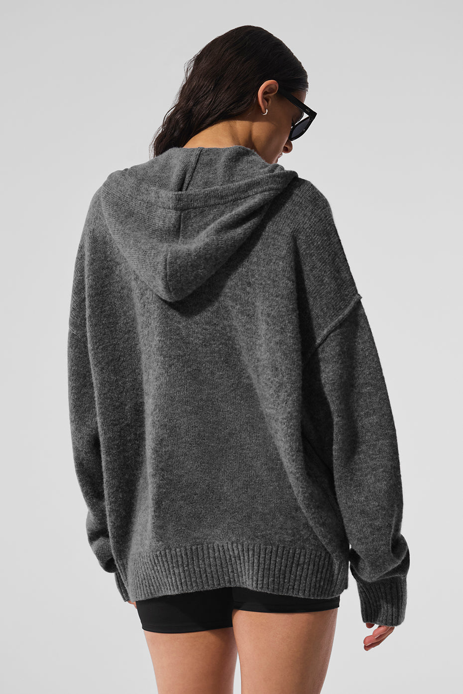 Wool Cashmere New Class Full Zip Hoodie - Platinum Grey — photo 3