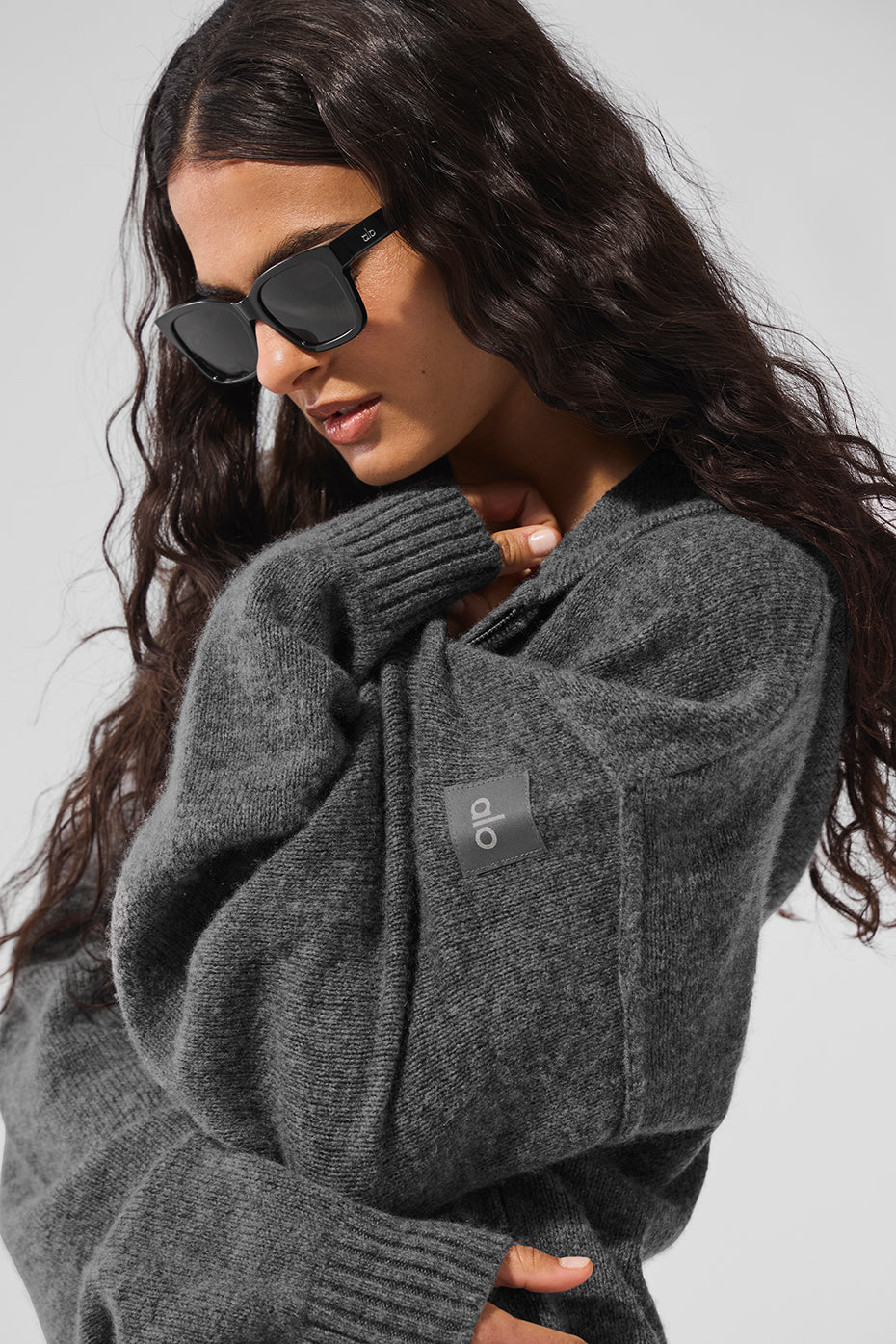 Wool Cashmere New Class Full Zip Hoodie - Platinum Grey — photo 4
