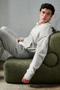 Wool Cashmere New Class Full Zip Hoodie - Pearl Grey Heather — photo 6