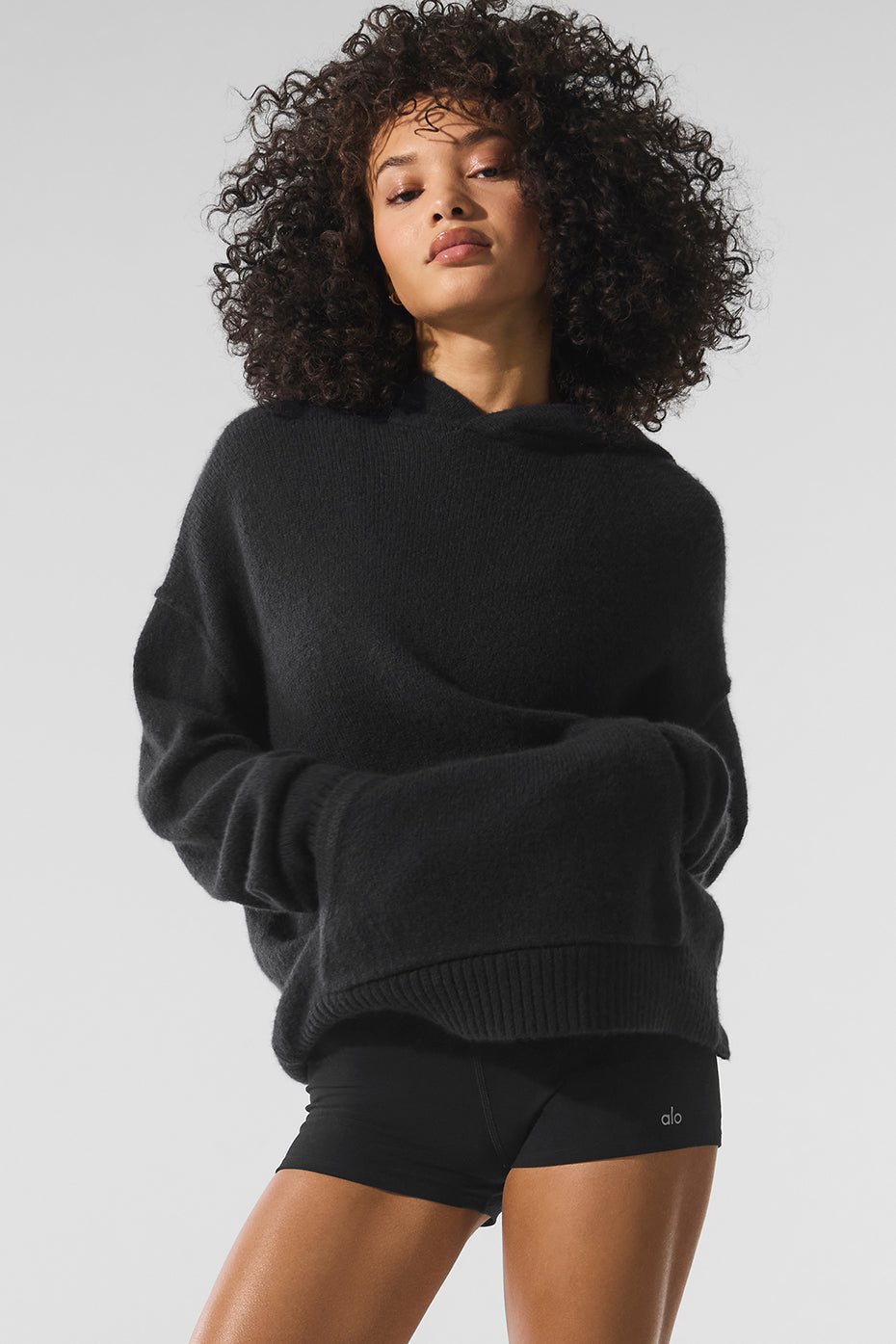 Wool Cashmere New Class Hoodie - Black — photo 1