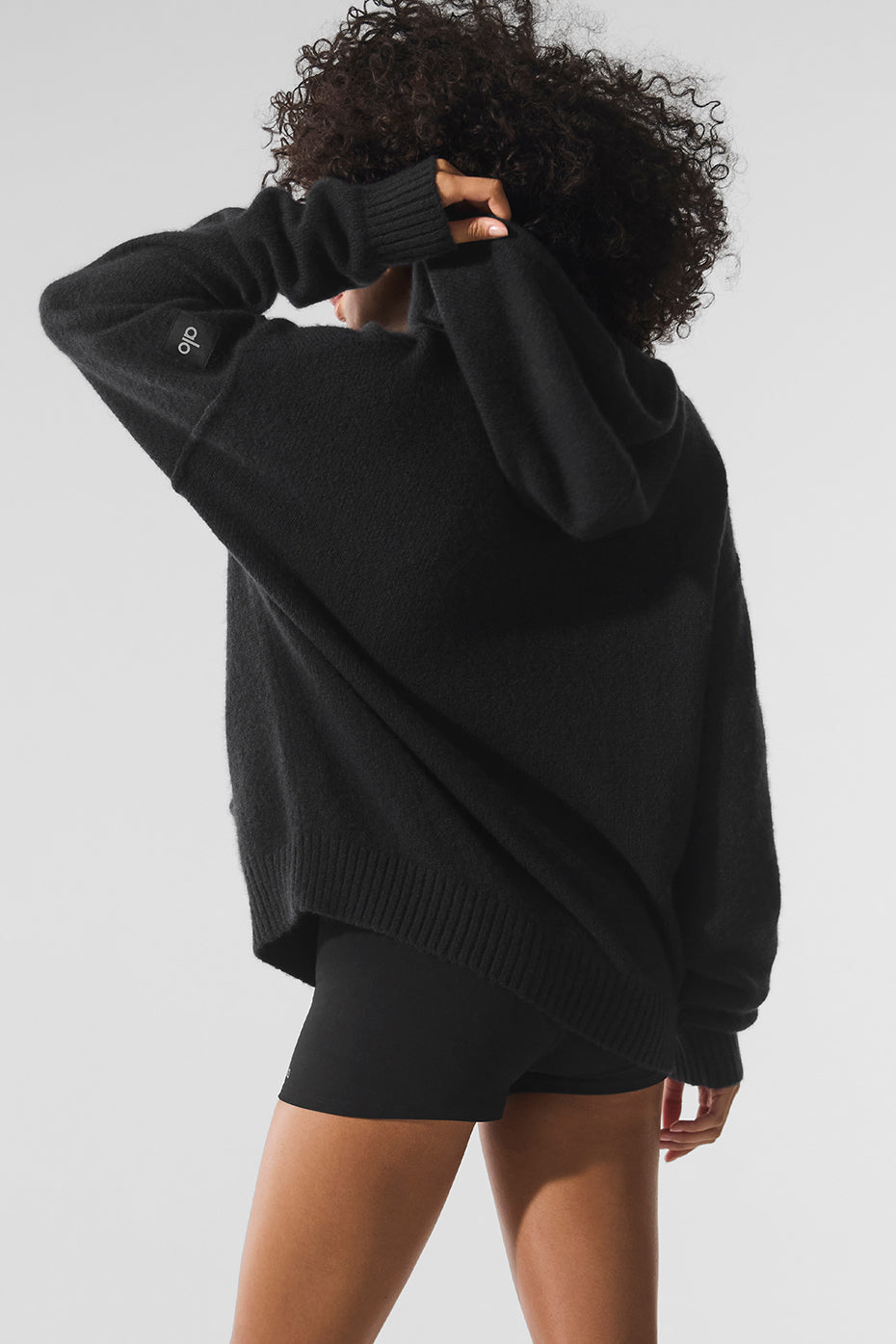 Wool Cashmere New Class Hoodie - Black — photo 3