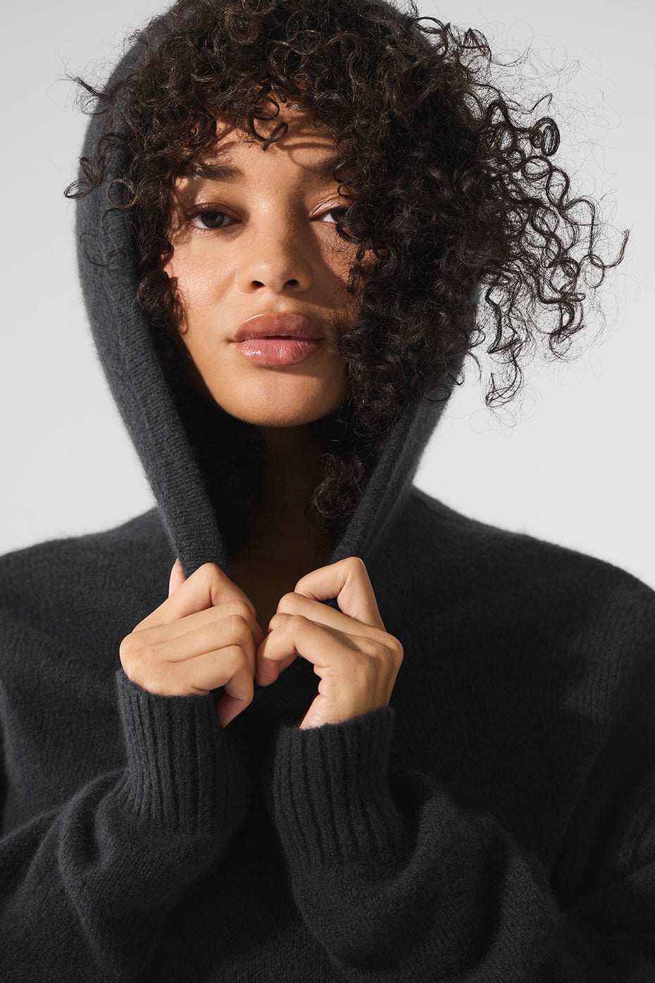 Wool Cashmere New Class Hoodie - Black — photo 4