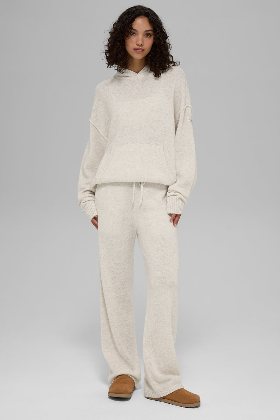 Wool Cashmere New Class Hoodie - Bone Heather — photo 5