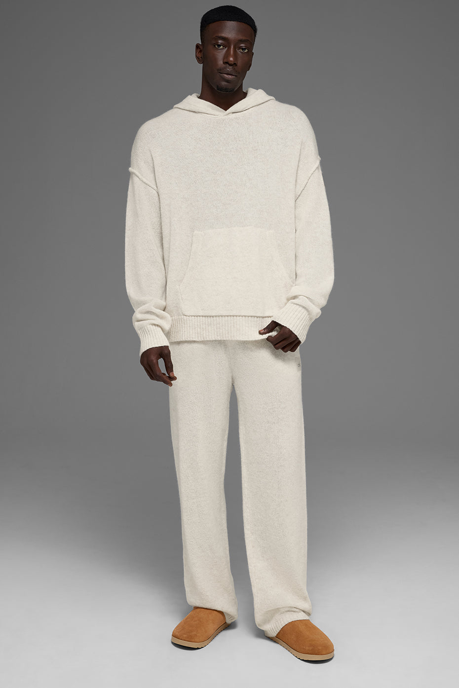 Wool Cashmere New Class Hoodie - Bone Heather — photo 5