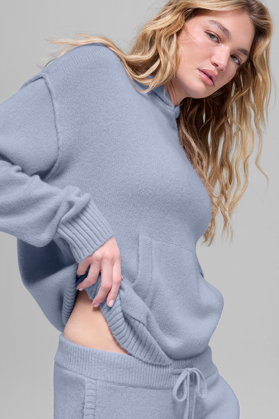 Wool Cashmere New Class Hoodie - Winter Frost — photo 3