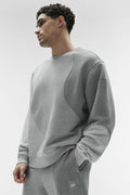 Make Waves Crew Neck Pullover - Athletic Heather Grey Tonal — photo 1