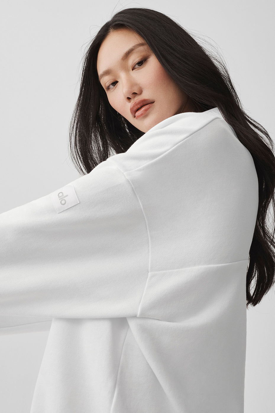 Take It Easy Long Sleeve Henley Pullover - White — photo 5
