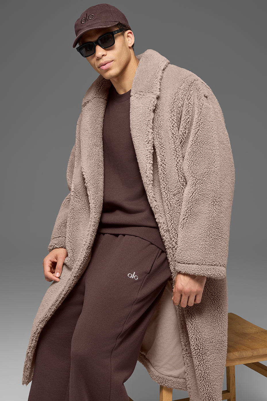 Oversized Sherpa Trench - Chai Latte — photo 1