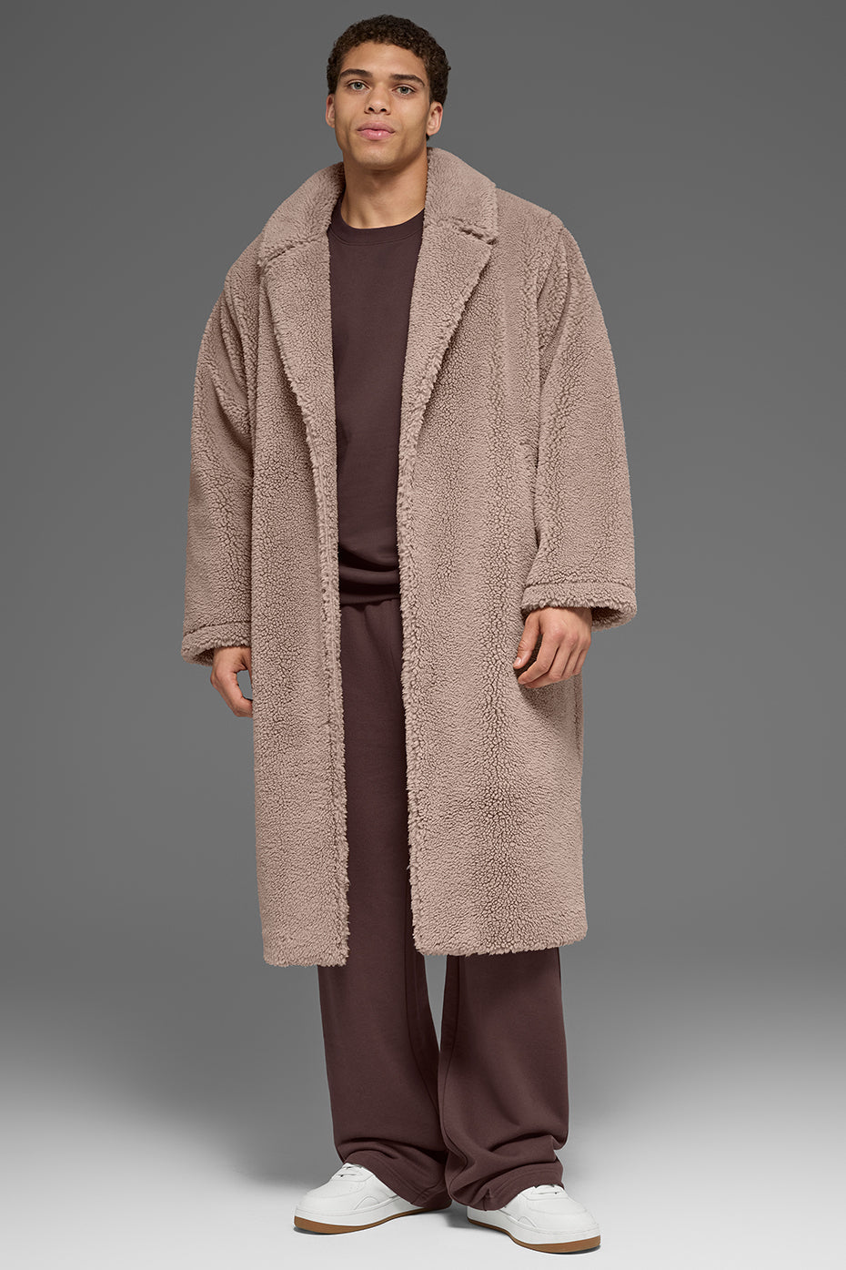 Oversized Sherpa Trench - Chai Latte — photo 4
