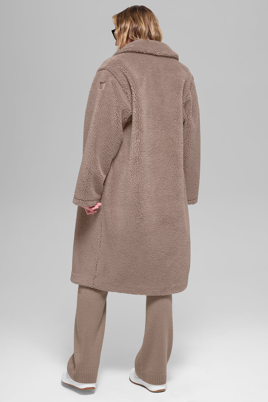 Oversized Sherpa Trench - Chai Latte — photo 4