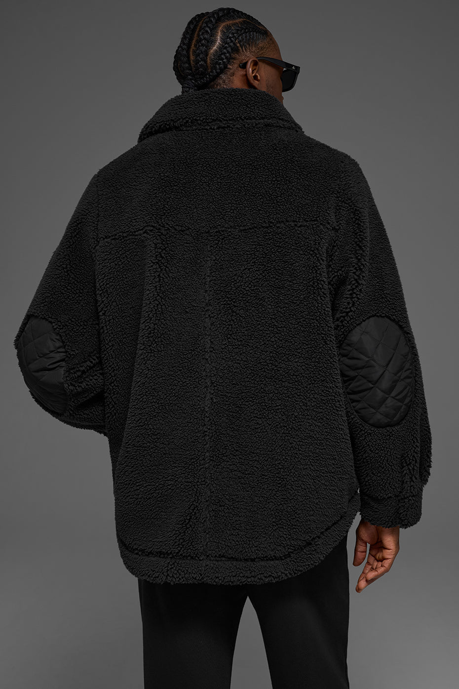 Sherpa Edge Shacket - Black — photo 3