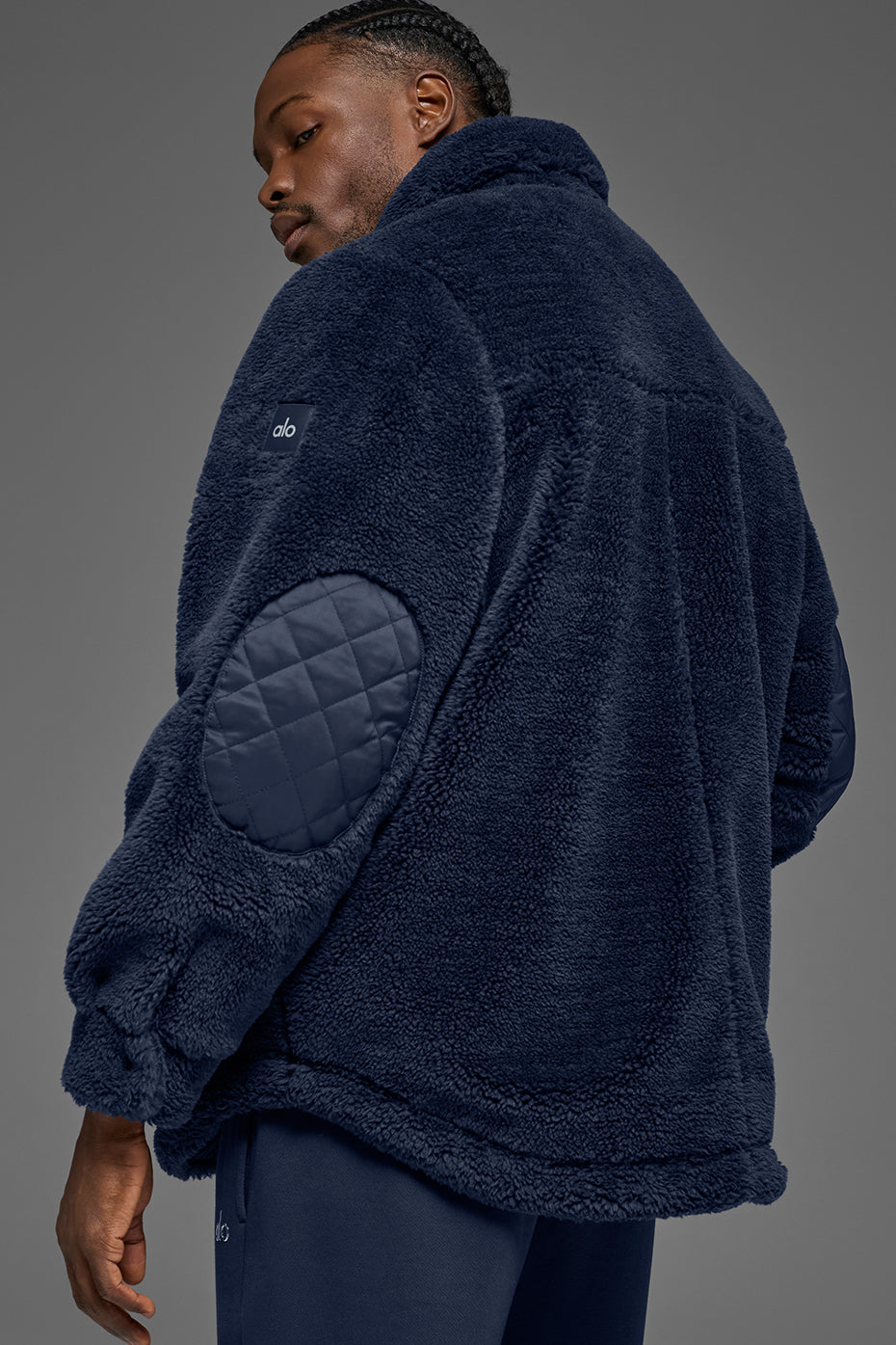 Sherpa Edge Shacket - Navy — photo 4