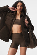 Sherpa Edge Shacket - Espresso — photo 5