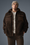 Sherpa Edge Shacket - Espresso — photo 1