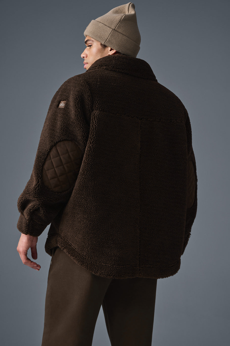Sherpa Edge Shacket - Espresso — photo 2
