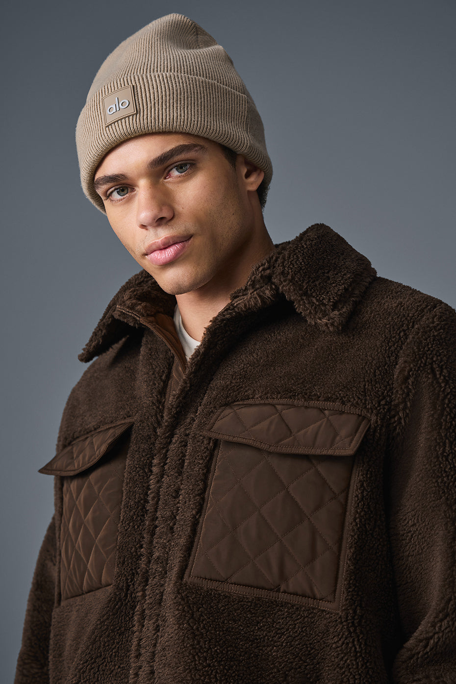 Sherpa Edge Shacket - Espresso — photo 4