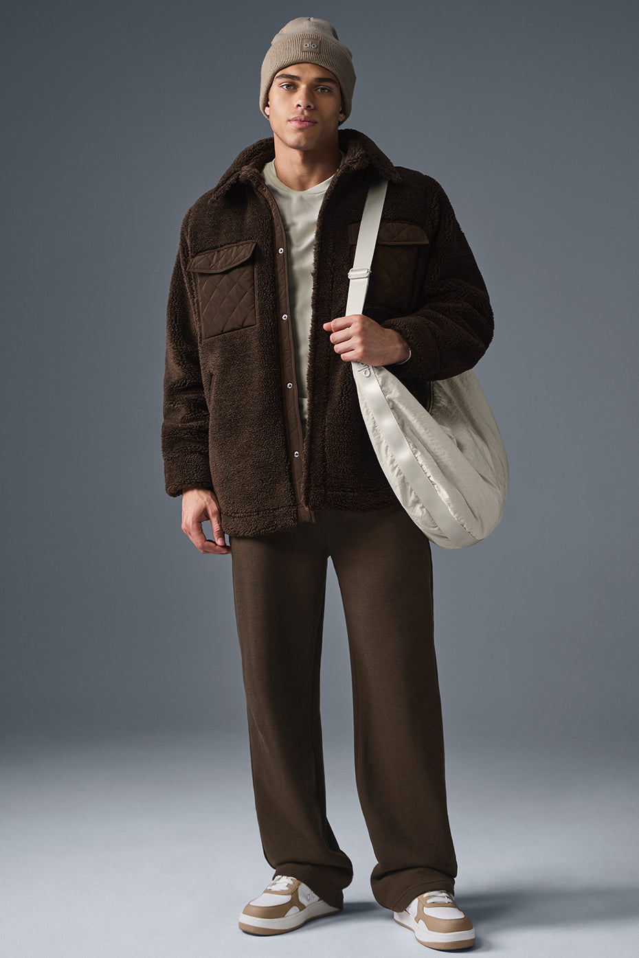 Sherpa Edge Shacket - Espresso — photo 5