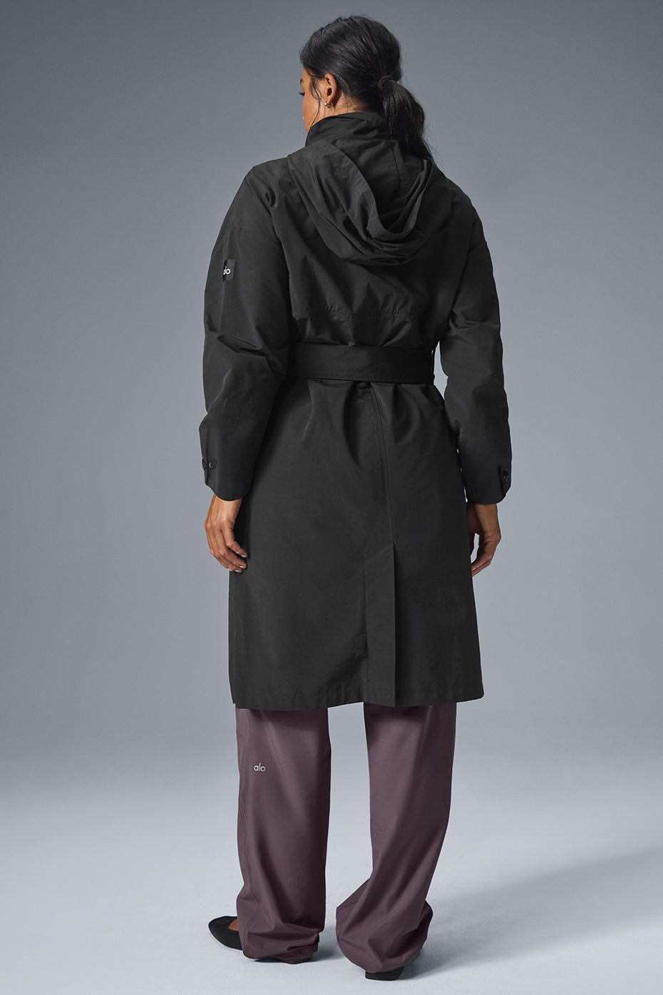 Crinkle On The Move Trench - Black — photo 3