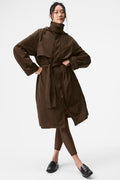 Crinkle On The Move Trench - Espresso — photo 1