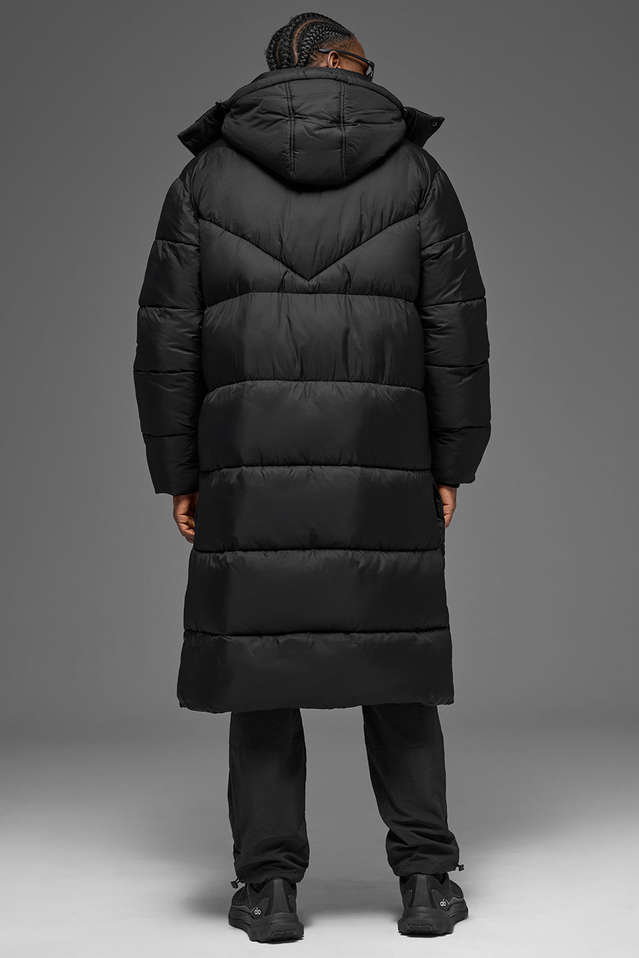 Gold Rush Puffer Trench - Black — photo 2