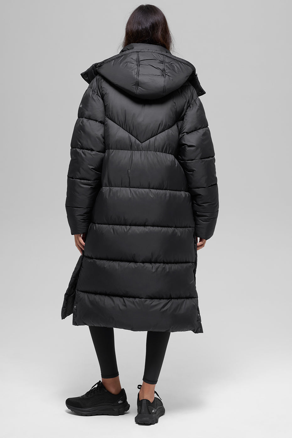 Gold Rush Puffer Trench - Black — photo 5