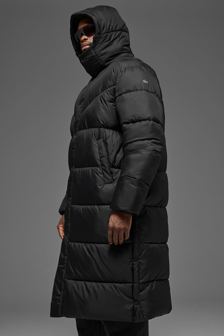 Gold Rush Puffer Trench - Black — photo 4